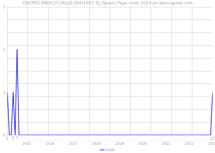 CENTRO MEDICO VALLE GRAN REY SL (Spain) Page visits 2024 