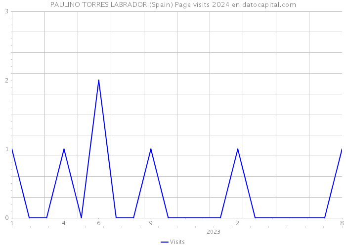 PAULINO TORRES LABRADOR (Spain) Page visits 2024 