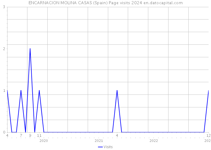 ENCARNACION MOLINA CASAS (Spain) Page visits 2024 