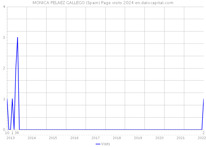 MONICA PELAEZ GALLEGO (Spain) Page visits 2024 