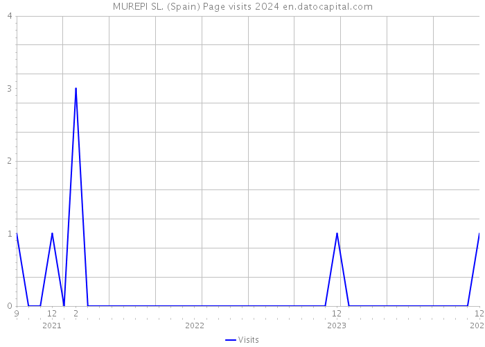 MUREPI SL. (Spain) Page visits 2024 