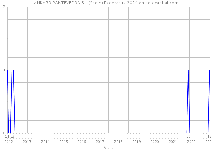 ANKARR PONTEVEDRA SL. (Spain) Page visits 2024 