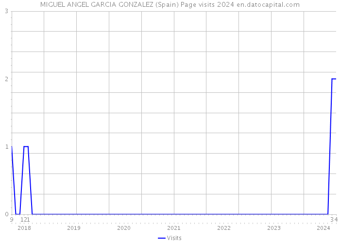 MIGUEL ANGEL GARCIA GONZALEZ (Spain) Page visits 2024 