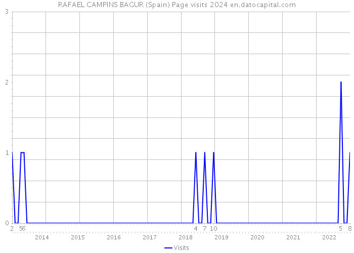 RAFAEL CAMPINS BAGUR (Spain) Page visits 2024 