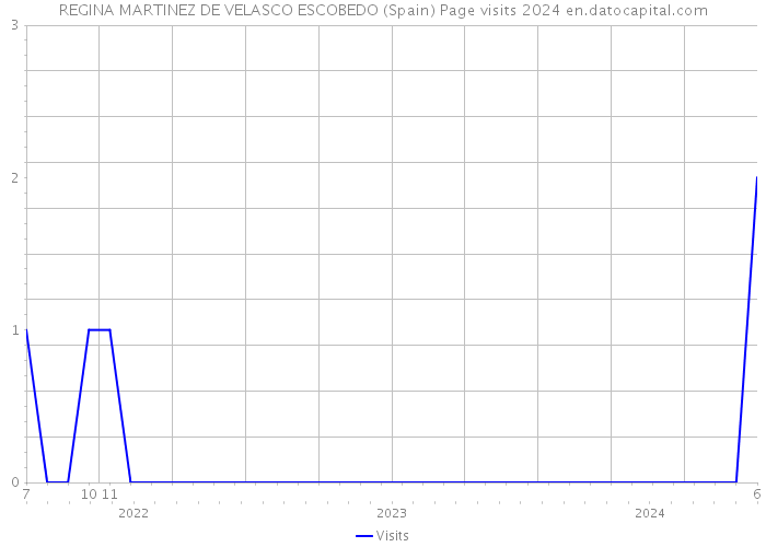 REGINA MARTINEZ DE VELASCO ESCOBEDO (Spain) Page visits 2024 