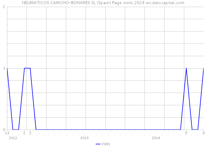 NEUMATICOS CAMCHO-BONARES SL (Spain) Page visits 2024 