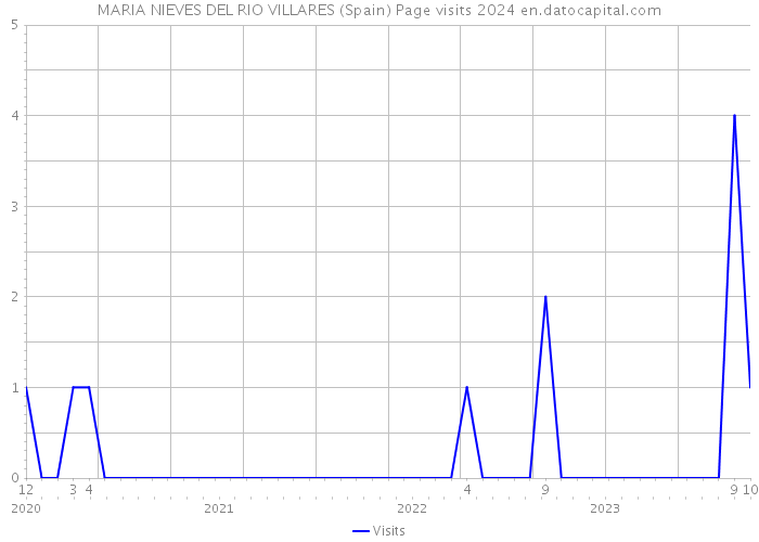 MARIA NIEVES DEL RIO VILLARES (Spain) Page visits 2024 