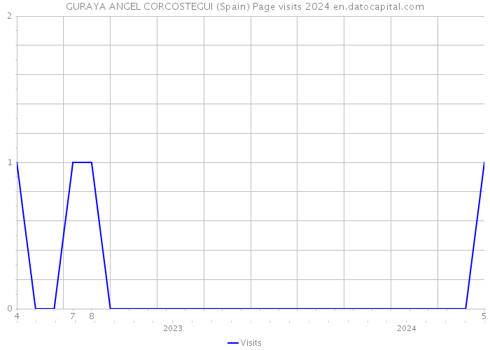 GURAYA ANGEL CORCOSTEGUI (Spain) Page visits 2024 