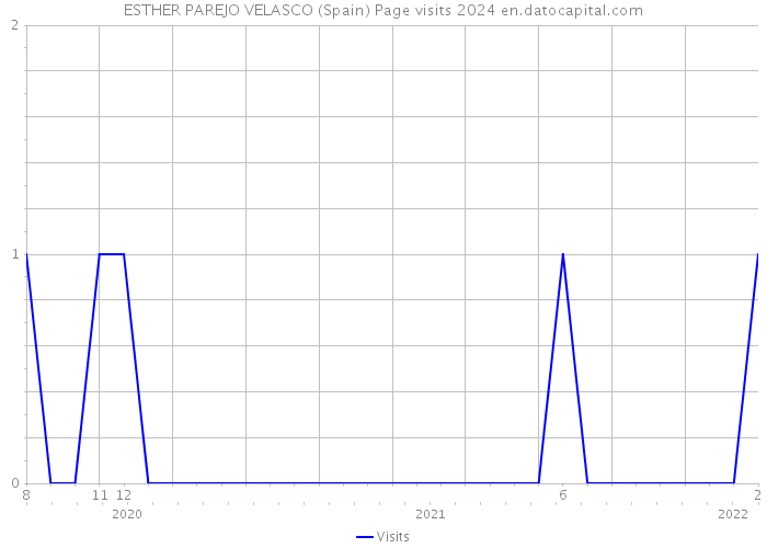 ESTHER PAREJO VELASCO (Spain) Page visits 2024 