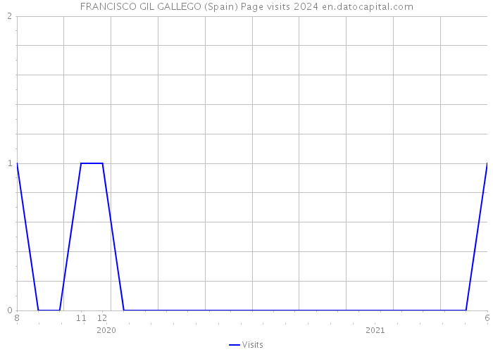 FRANCISCO GIL GALLEGO (Spain) Page visits 2024 