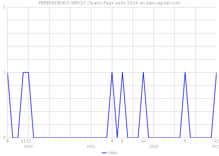 PEREPADENKO SERGIY (Spain) Page visits 2024 