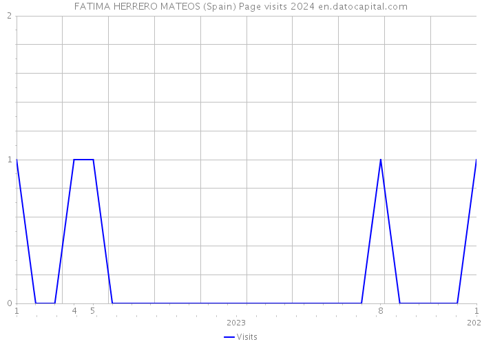 FATIMA HERRERO MATEOS (Spain) Page visits 2024 