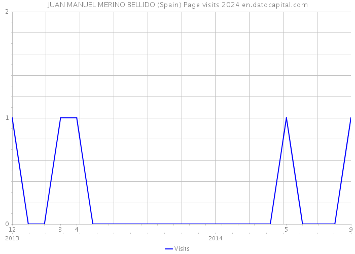 JUAN MANUEL MERINO BELLIDO (Spain) Page visits 2024 