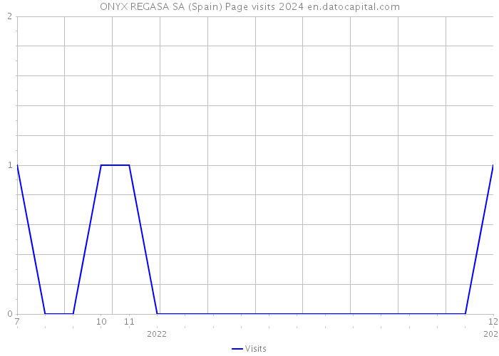 ONYX REGASA SA (Spain) Page visits 2024 