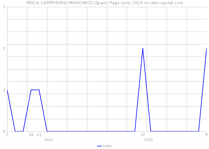 PESCA CARPFISHING MANCHEGO (Spain) Page visits 2024 