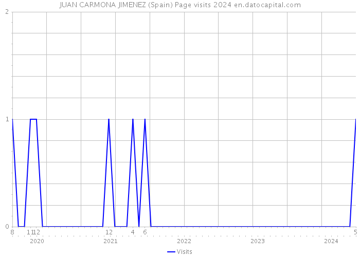 JUAN CARMONA JIMENEZ (Spain) Page visits 2024 