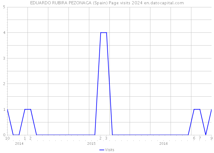 EDUARDO RUBIRA PEZONAGA (Spain) Page visits 2024 
