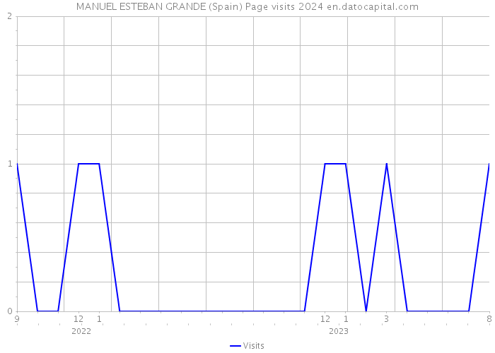 MANUEL ESTEBAN GRANDE (Spain) Page visits 2024 