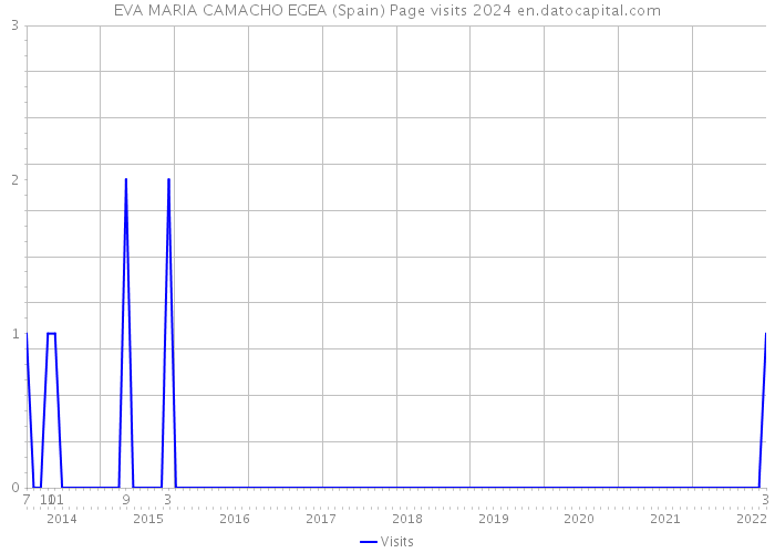 EVA MARIA CAMACHO EGEA (Spain) Page visits 2024 