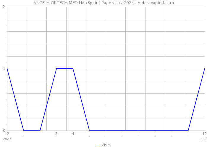 ANGELA ORTEGA MEDINA (Spain) Page visits 2024 