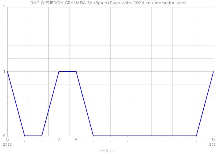 RADIO ENERGIA GRANADA SA (Spain) Page visits 2024 