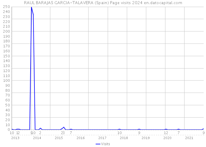 RAUL BARAJAS GARCIA-TALAVERA (Spain) Page visits 2024 