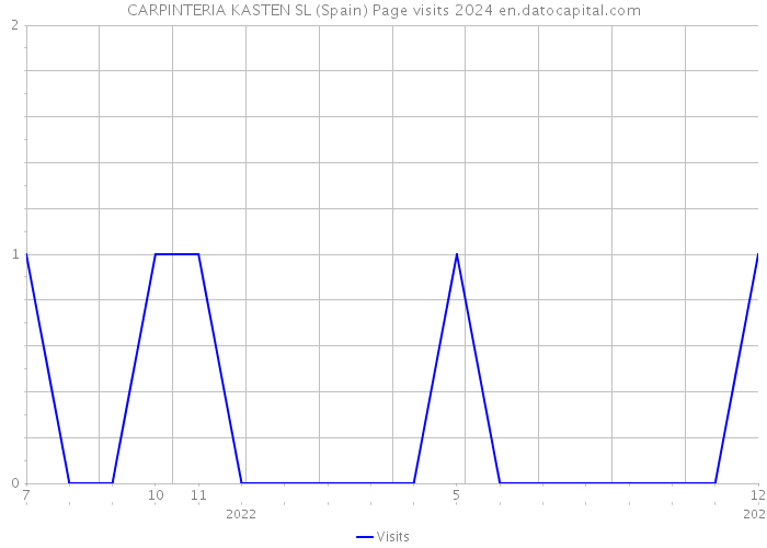 CARPINTERIA KASTEN SL (Spain) Page visits 2024 