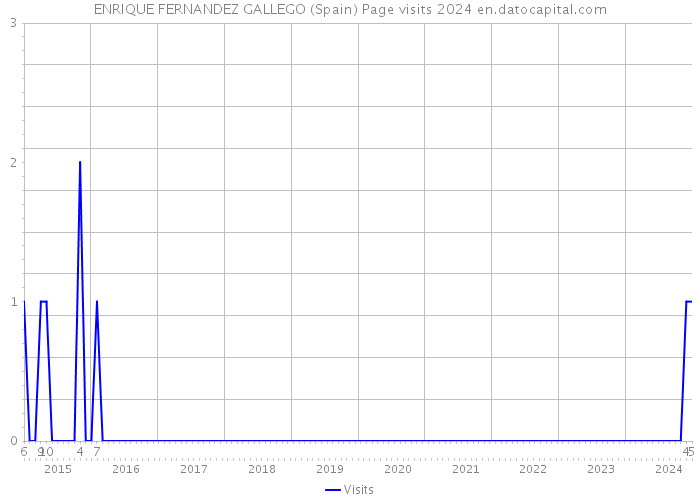 ENRIQUE FERNANDEZ GALLEGO (Spain) Page visits 2024 