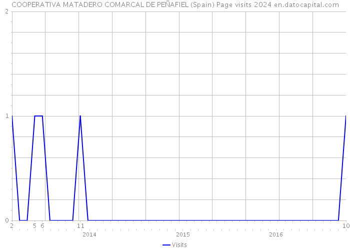 COOPERATIVA MATADERO COMARCAL DE PEÑAFIEL (Spain) Page visits 2024 