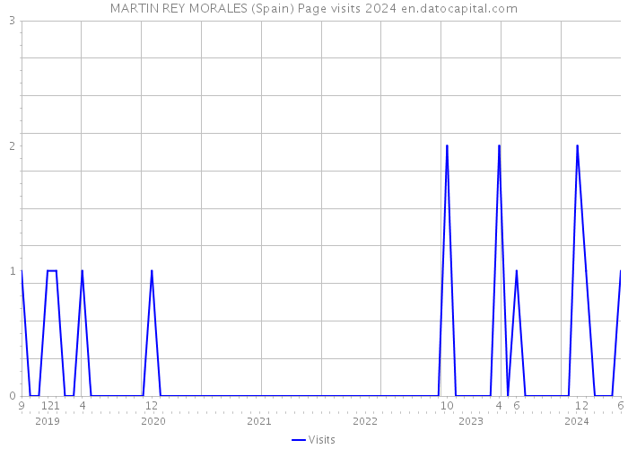 MARTIN REY MORALES (Spain) Page visits 2024 