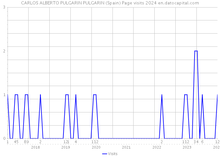 CARLOS ALBERTO PULGARIN PULGARIN (Spain) Page visits 2024 