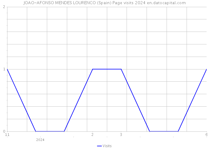 JOAO-AFONSO MENDES LOURENCO (Spain) Page visits 2024 