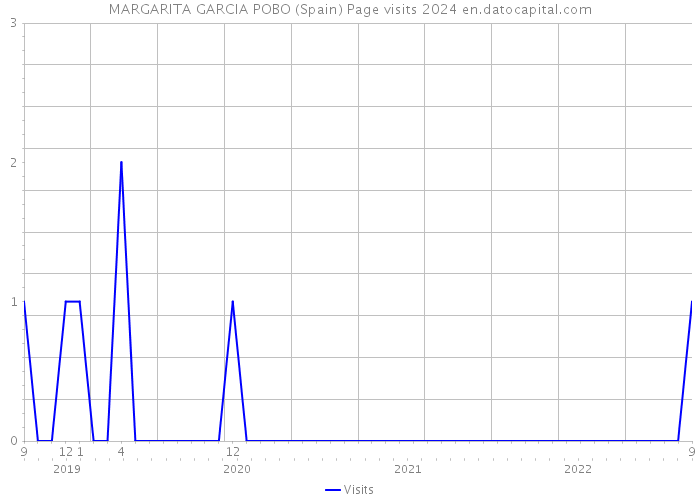 MARGARITA GARCIA POBO (Spain) Page visits 2024 