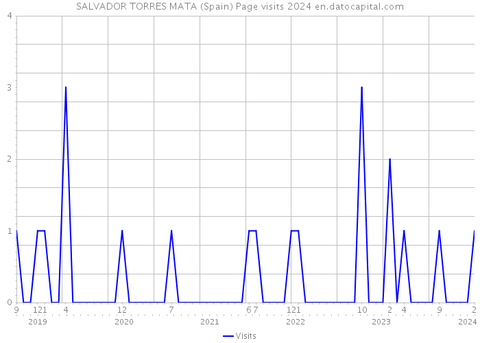 SALVADOR TORRES MATA (Spain) Page visits 2024 