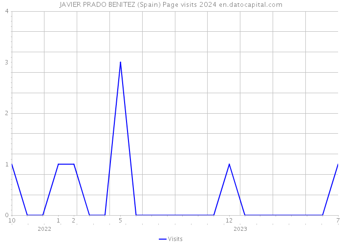 JAVIER PRADO BENITEZ (Spain) Page visits 2024 