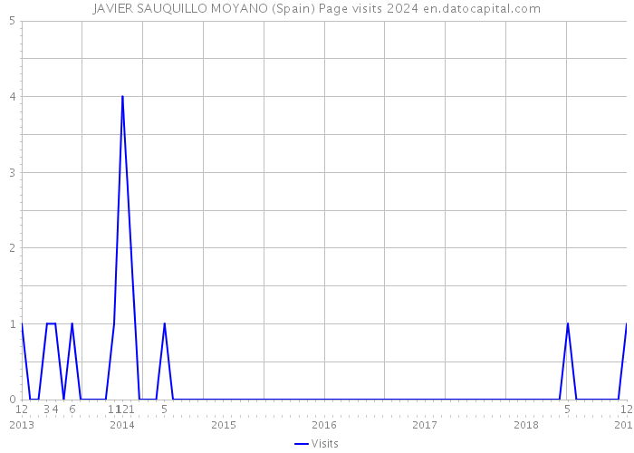 JAVIER SAUQUILLO MOYANO (Spain) Page visits 2024 