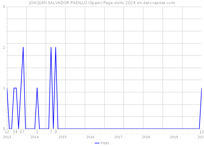 JOAQUIN SALVADOR PADILLO (Spain) Page visits 2024 