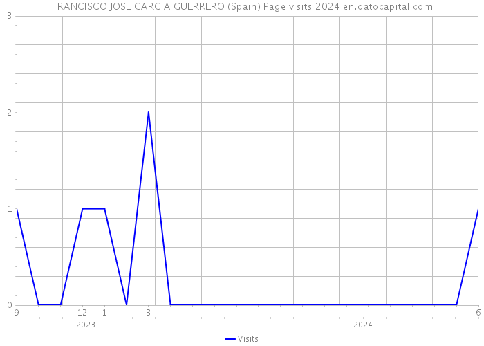 FRANCISCO JOSE GARCIA GUERRERO (Spain) Page visits 2024 