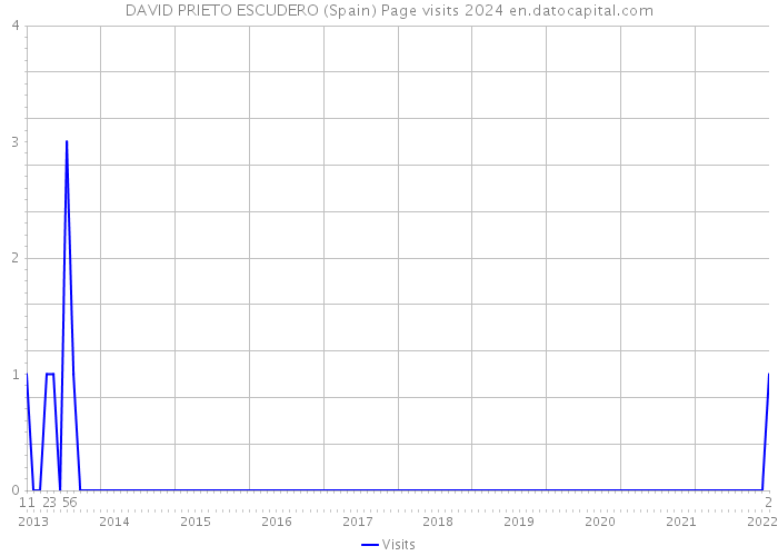 DAVID PRIETO ESCUDERO (Spain) Page visits 2024 