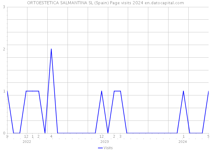 ORTOESTETICA SALMANTINA SL (Spain) Page visits 2024 