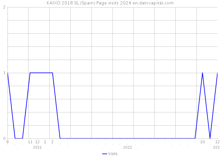KAIXO 2018 SL (Spain) Page visits 2024 