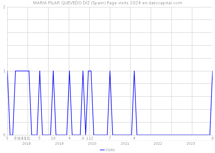 MARIA PILAR QUEVEDO DIZ (Spain) Page visits 2024 