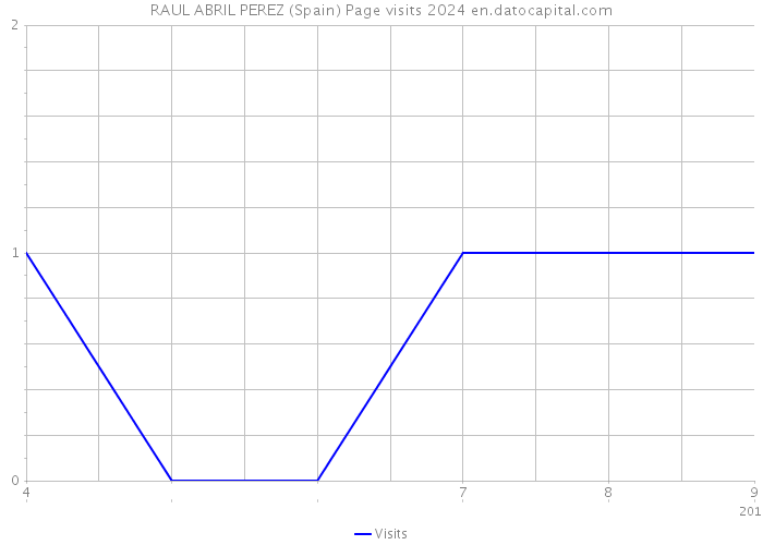 RAUL ABRIL PEREZ (Spain) Page visits 2024 