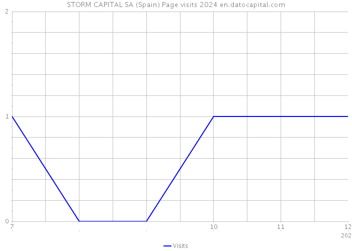 STORM CAPITAL SA (Spain) Page visits 2024 