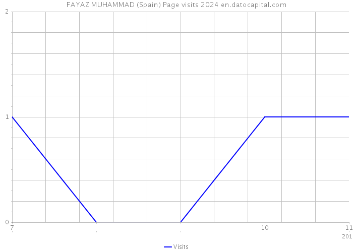 FAYAZ MUHAMMAD (Spain) Page visits 2024 