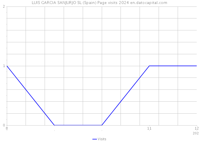 LUIS GARCIA SANJURJO SL (Spain) Page visits 2024 