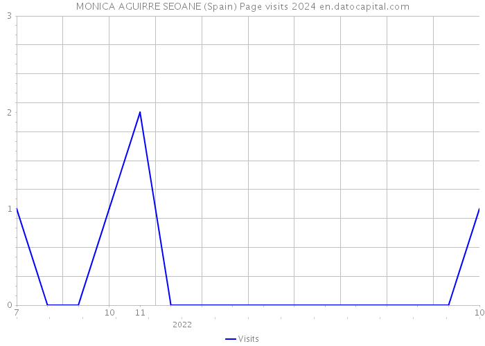 MONICA AGUIRRE SEOANE (Spain) Page visits 2024 