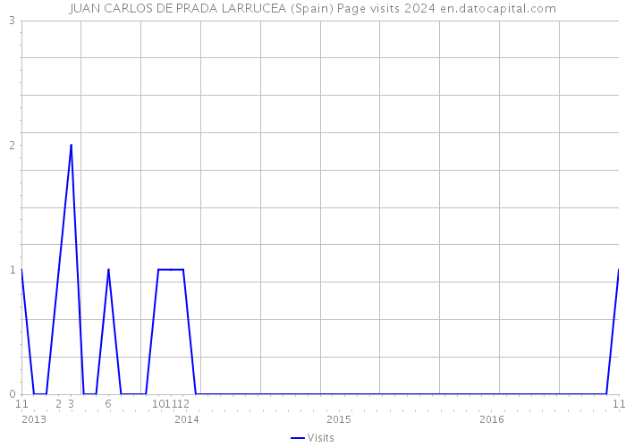 JUAN CARLOS DE PRADA LARRUCEA (Spain) Page visits 2024 