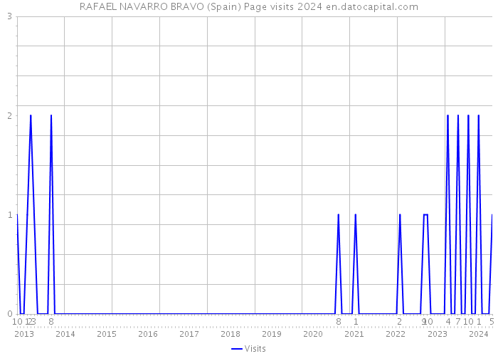 RAFAEL NAVARRO BRAVO (Spain) Page visits 2024 
