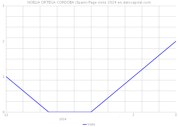 NOELIA ORTEGA CORDOBA (Spain) Page visits 2024 